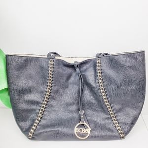 BCBG Black Leather Purse